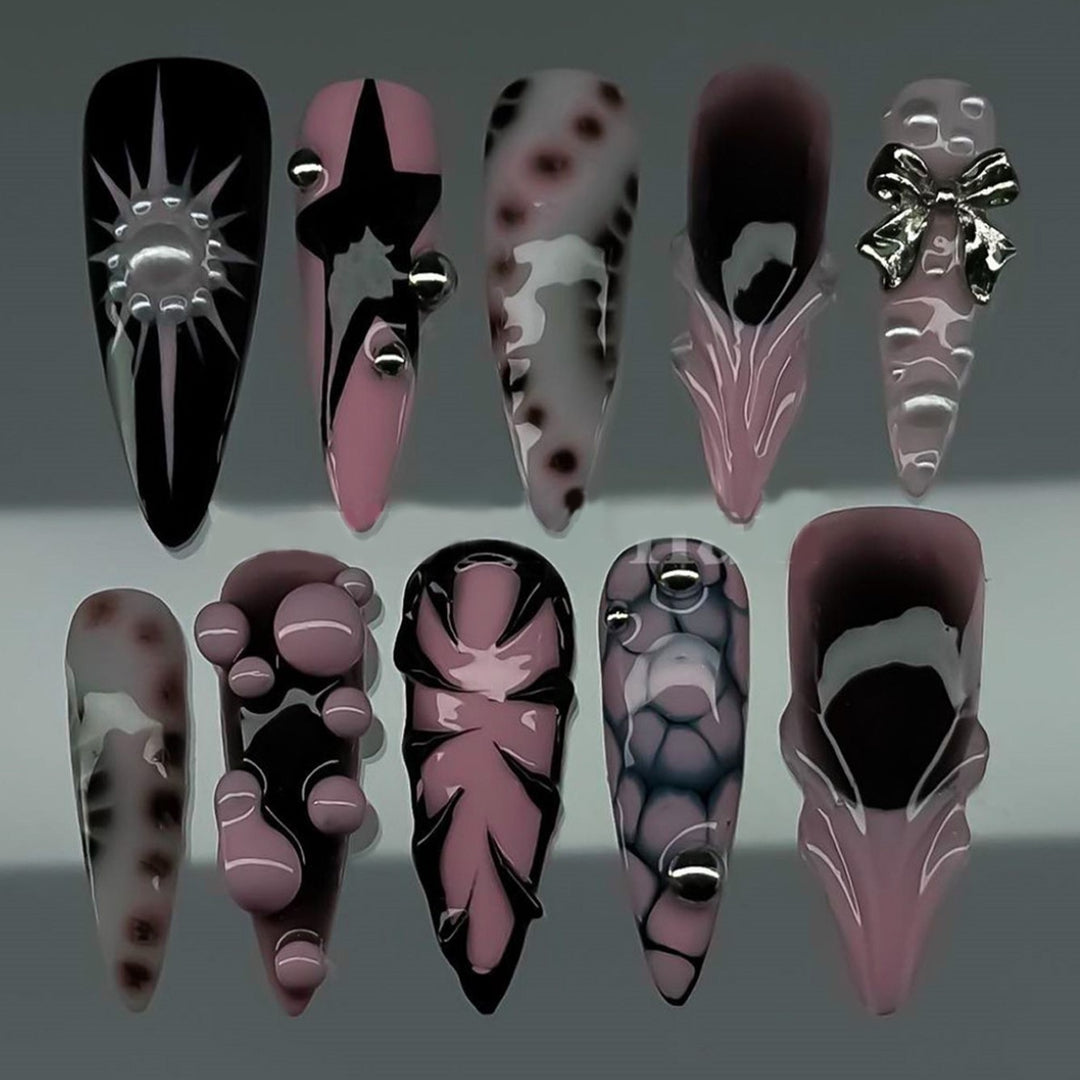 Artistic 3D Nail Art Set Bowlift