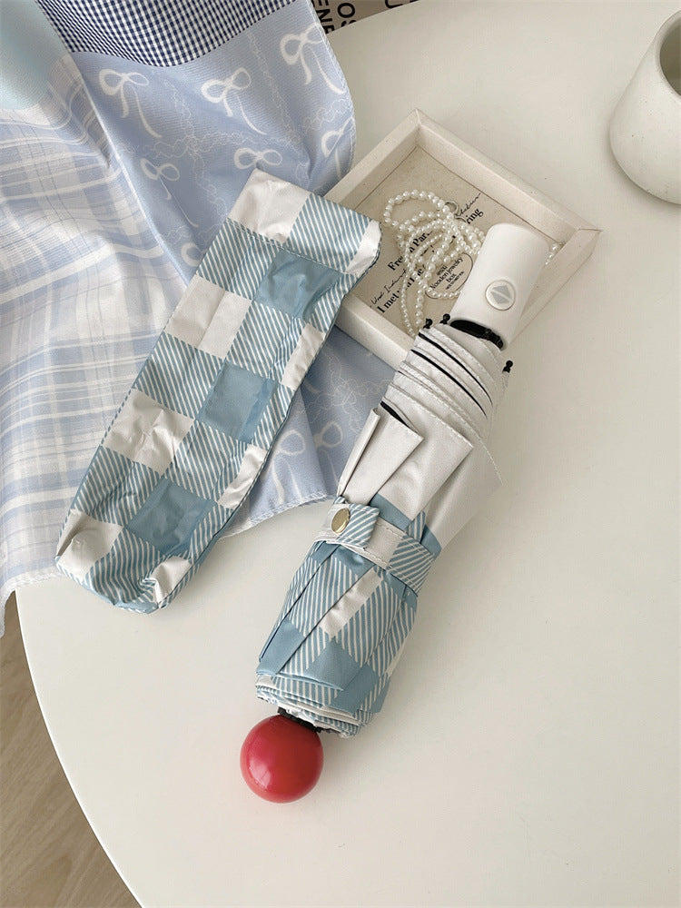 Women’s Foldable Umbrella with Special Design Bowlift