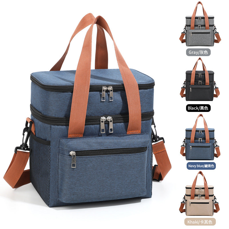 Multi-Compartment Insulated Food Storage Tote Bowlift
