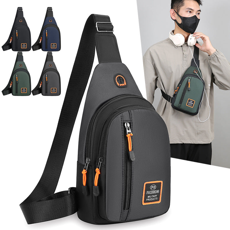 Military-Inspired Versatile Sling Bag Bowlift