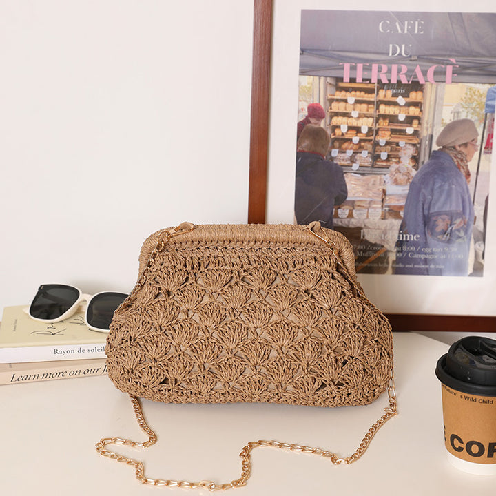 Handcrafted Macrame Shoulder Bag Bowlift