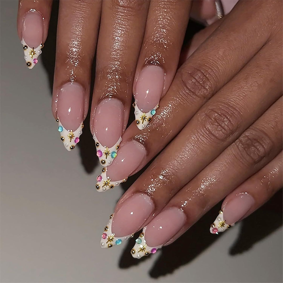 Decorative Press-On Nail Art Set Bowlift