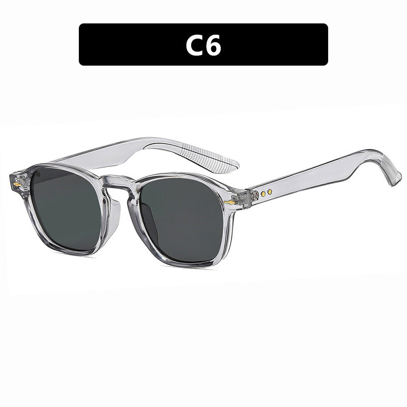 Ladies fashionable rectangular glasses with transparent frame Bowlift