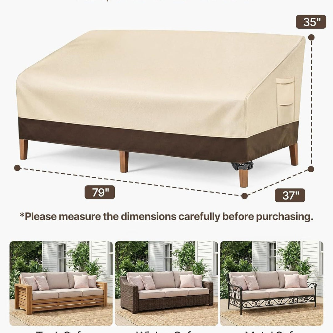 Cover for garden sofas with water-repellent material Bowlift