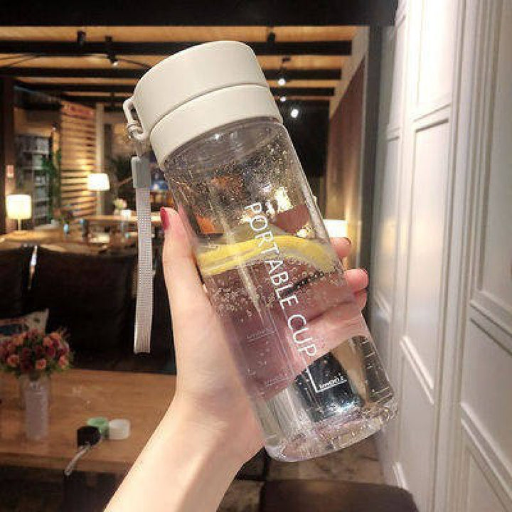 Ladies stylish glass drinking bottle Bowlift