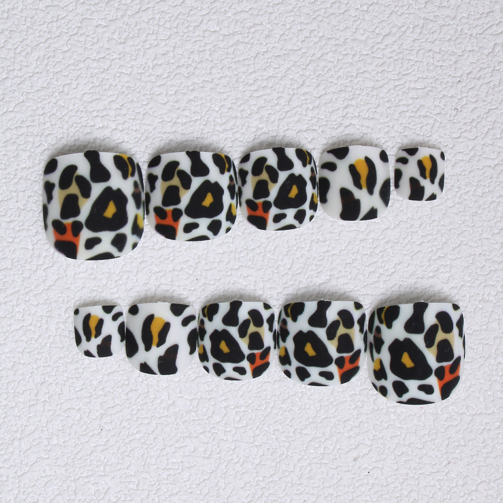 Playful Leopard Print Press-On Nails Bowlift
