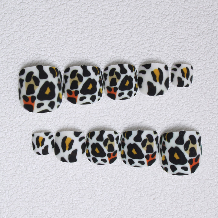 Playful Leopard Print Press-On Nails Bowlift