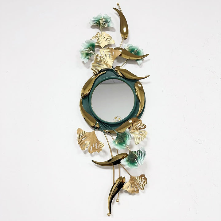 Floral-Inspired Decorative Wall Mirror Bowlift