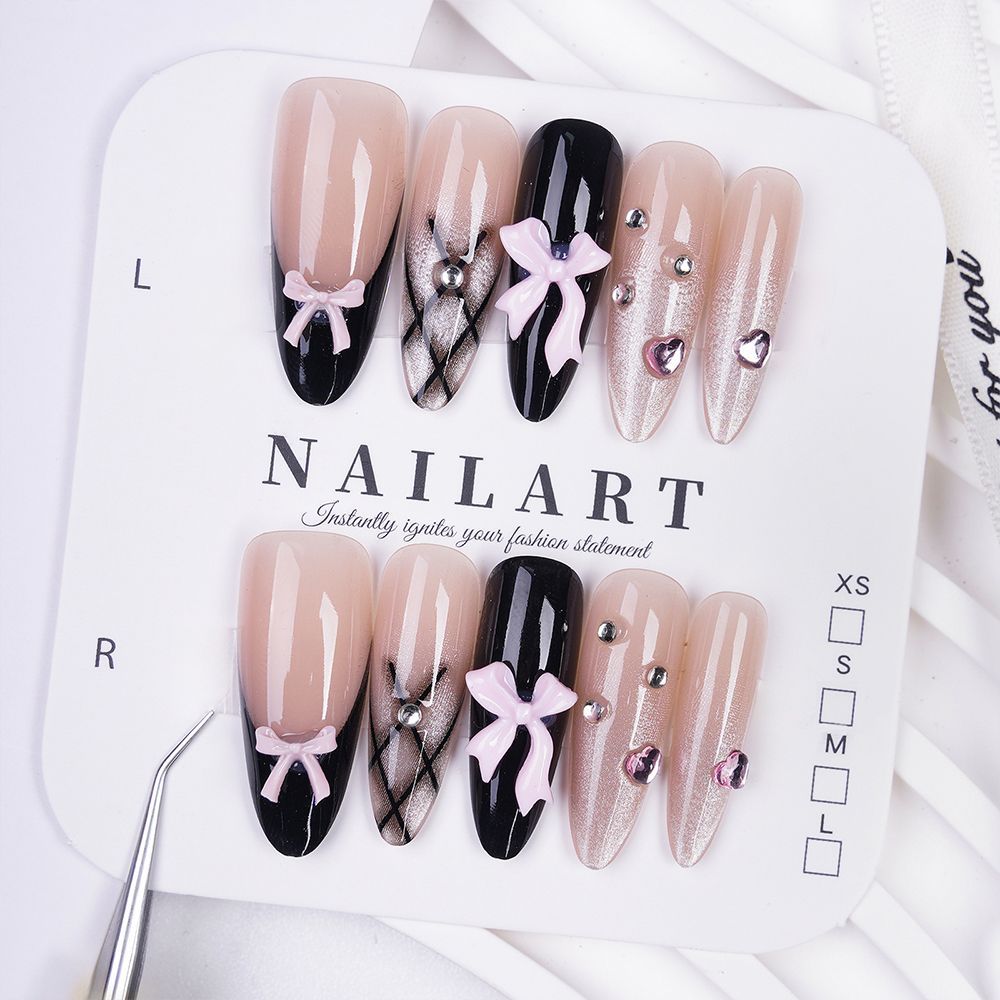 Creative Thematic Press-On Nail Set Bowlift