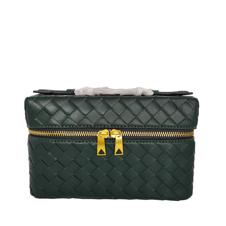 Structured Woven Satchel Bag Bowlift