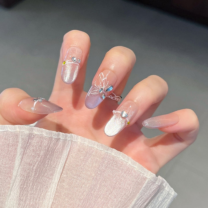 Decorative 3D Embellished Nail Extensions Bowlift