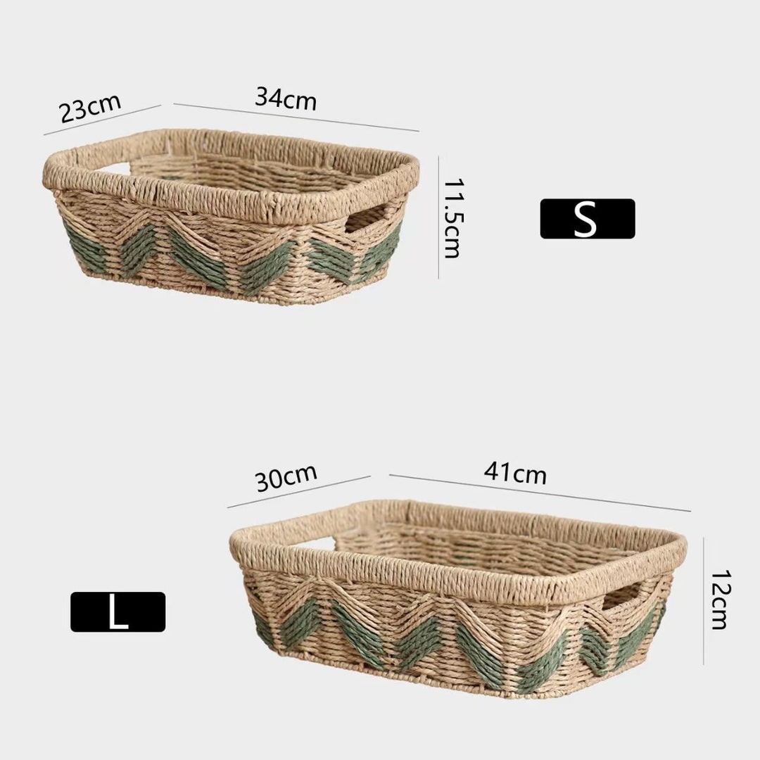 Decorative storage basket with woven design Bowlift