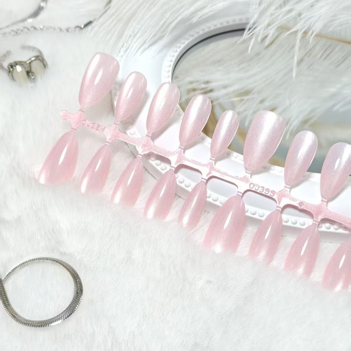 High-quality artificial nails with elegant surface texture Bowlift