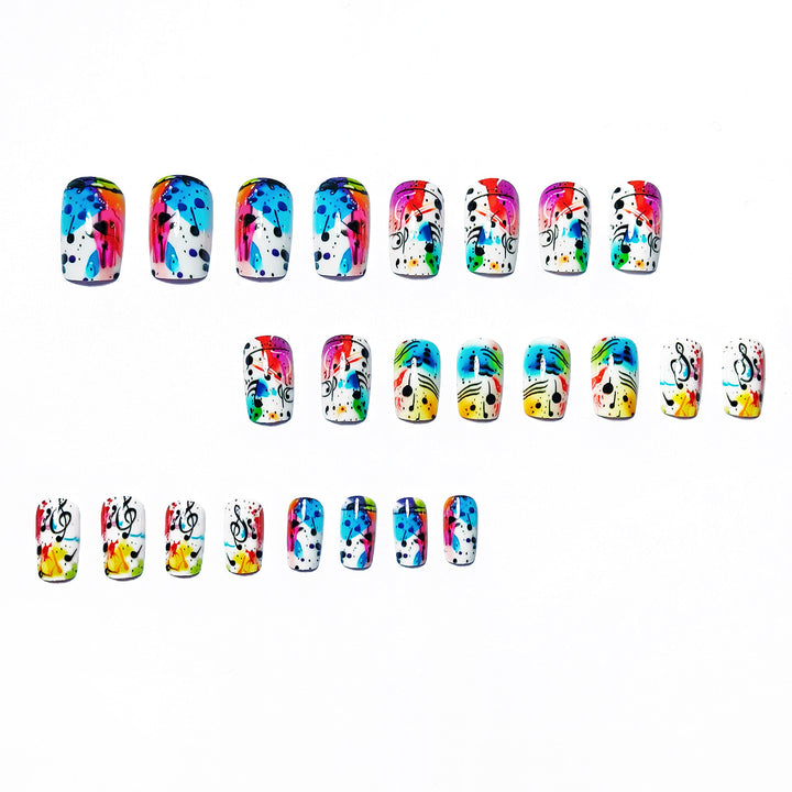 Musical Note Artistic Nail Art Bowlift