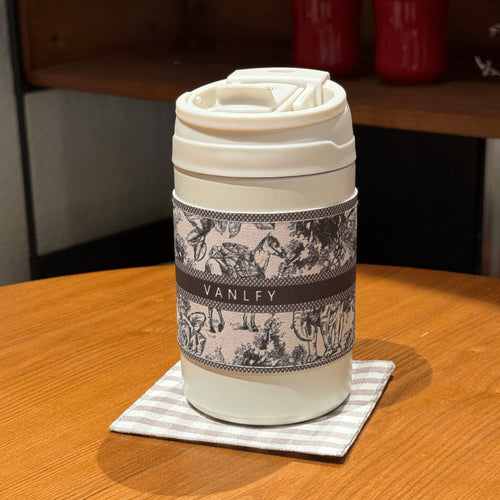Women's Insulated Coffee Mug with Elegant Design and Safe Lid System Bowlift