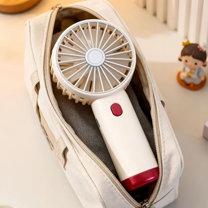 Women Portable USB Hand Fan with Flexible Use Bowlift
