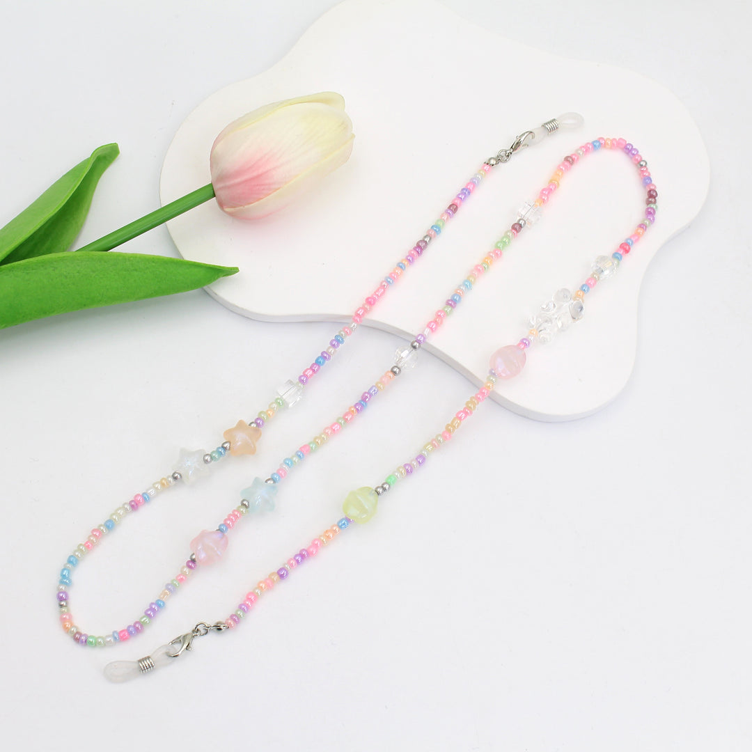 Decorative Beaded Eyewear Chain Bowlift