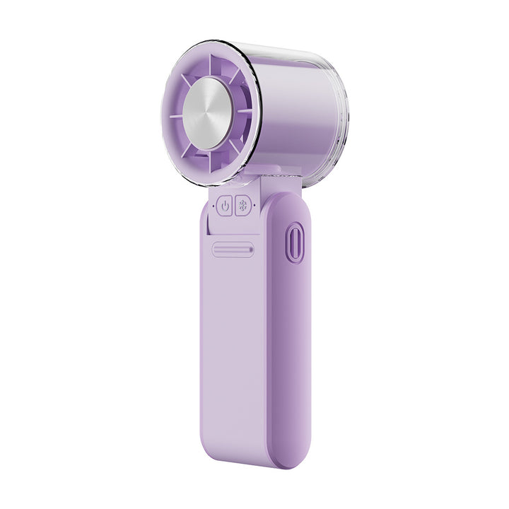 Women's portable mini handheld fan with USB charging function Bowlift