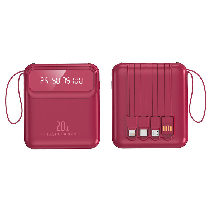 Portable power bank with integrated multifunction charging technology Bowlift