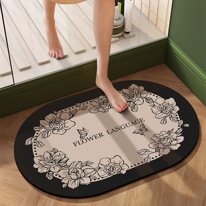 Decorative Bath Mat Bowlift