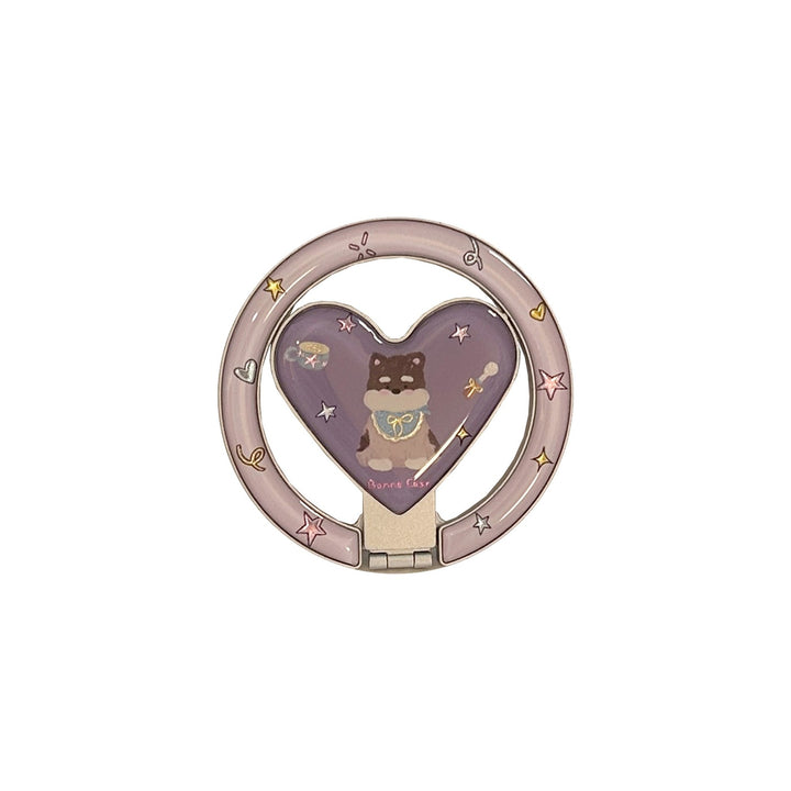 Heart-shaped Smartphone Finger Holder Bowlift
