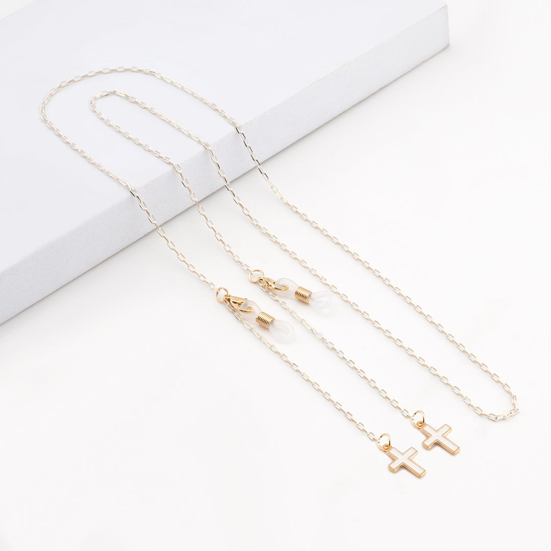 Elegant Geometric Eyewear Chain Bowlift