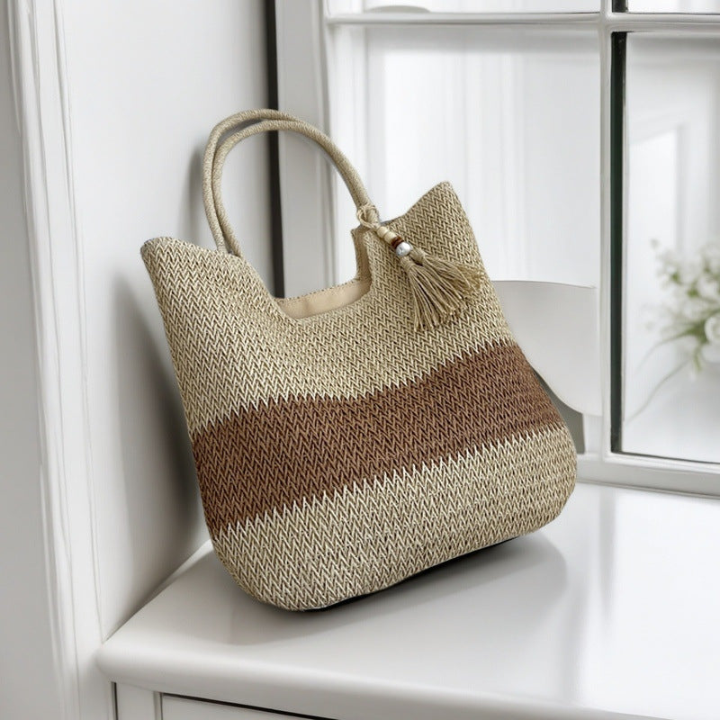 Handcrafted straw bag Bowlift