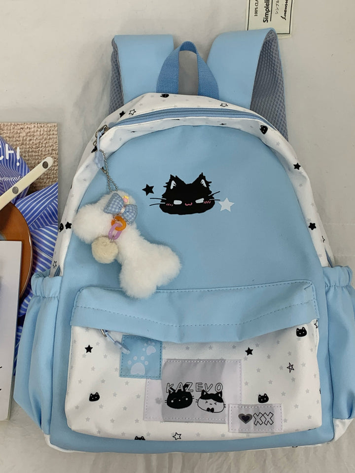 Playful Cat-Themed Backpack