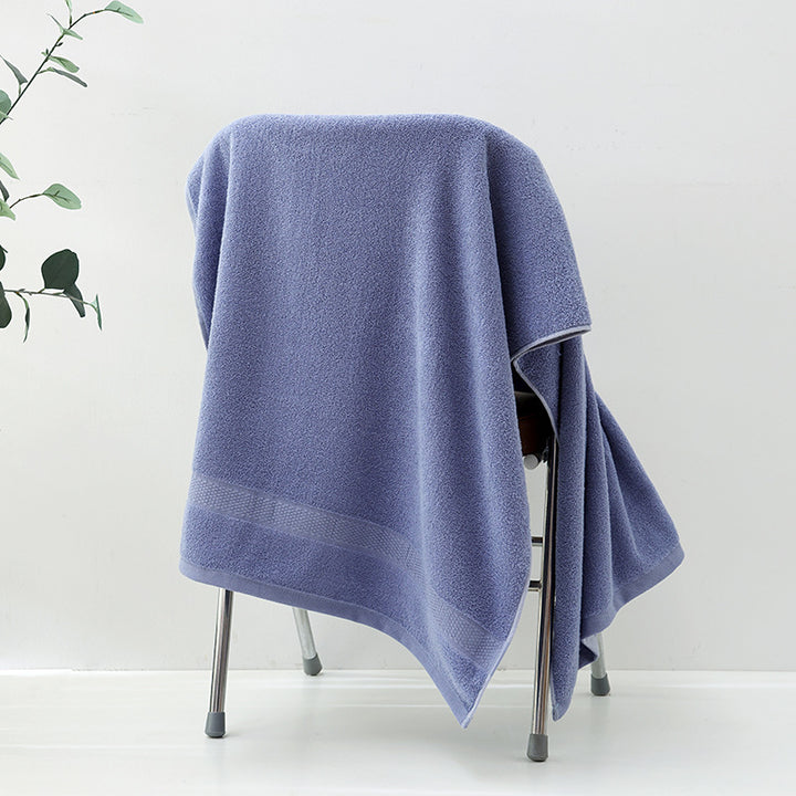 Luxurious Terry Bath Towel With Stylish Border Bowlift