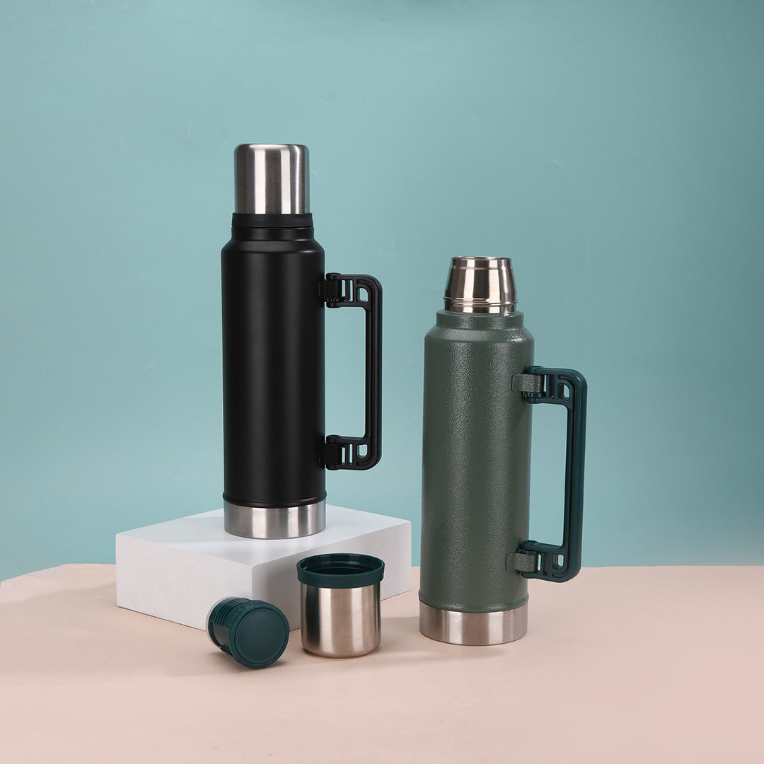 Unisex Insulated Drinking Bottle with Handle Bowlift