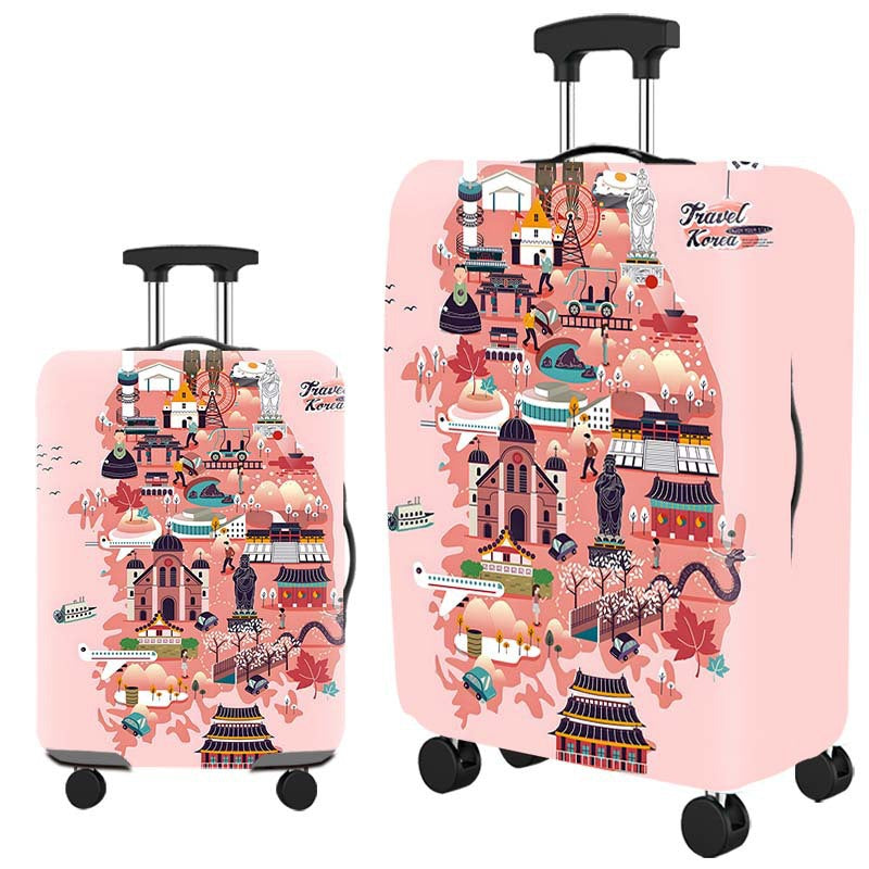 Artistic Travel Hard Shell Suitcase Bowlift