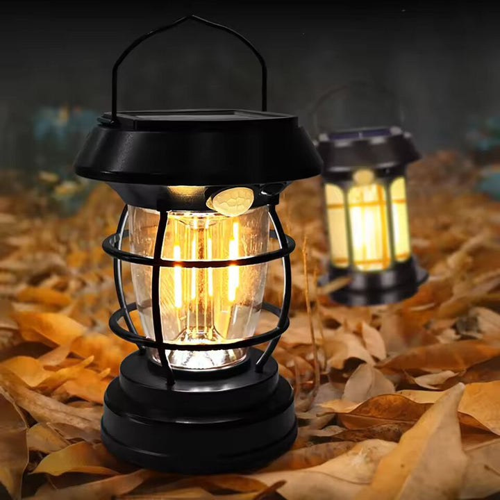 Solar-Powered Rechargeable LED Mosquito Zapper Lantern Bowlift