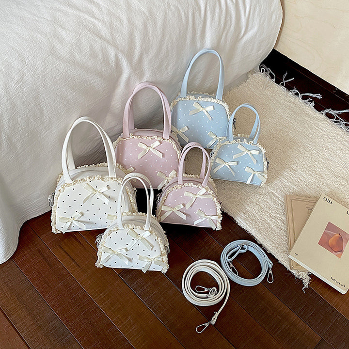 WoCharming Bow-Embellished Everyday Handbag Bowlift