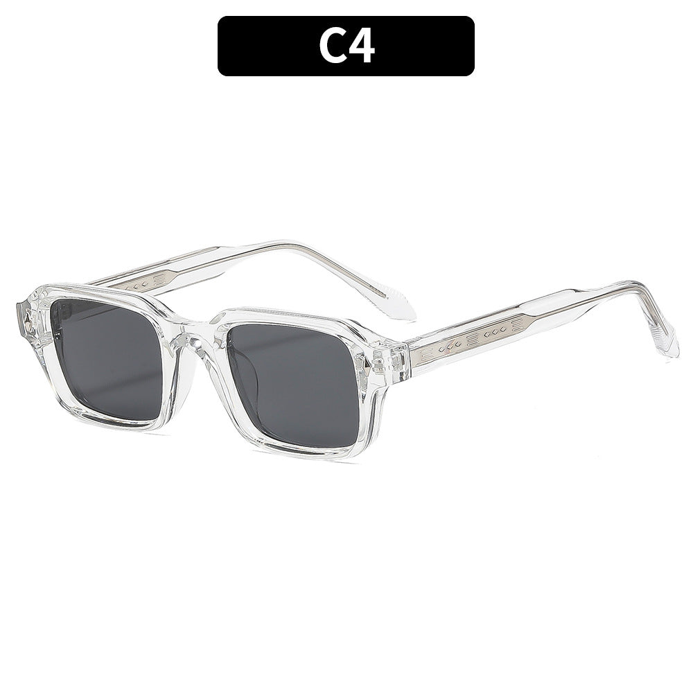 Contemporary Square Frame Sunglasses