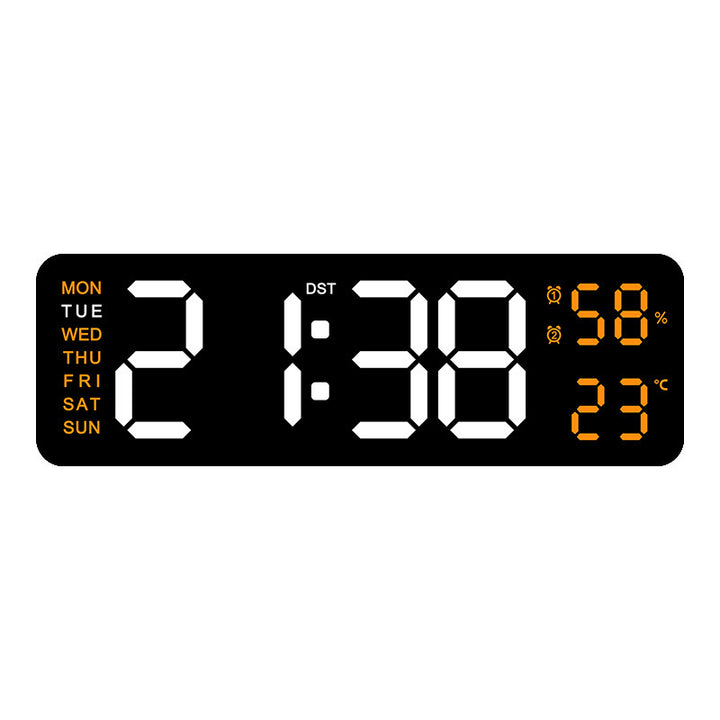 Digital Multifunctional Alarm Clock with Temperature and Hygrometer Display Bowlift