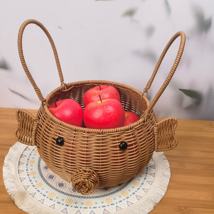 Women Diamond-shaped Handheld Basket Bowlift