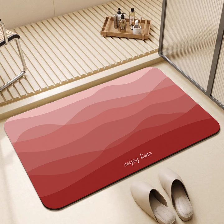 Motivational Phrase Bath Mat Bowlift