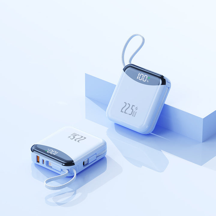 High-performance power bank with digital charging display and compact design Bowlift
