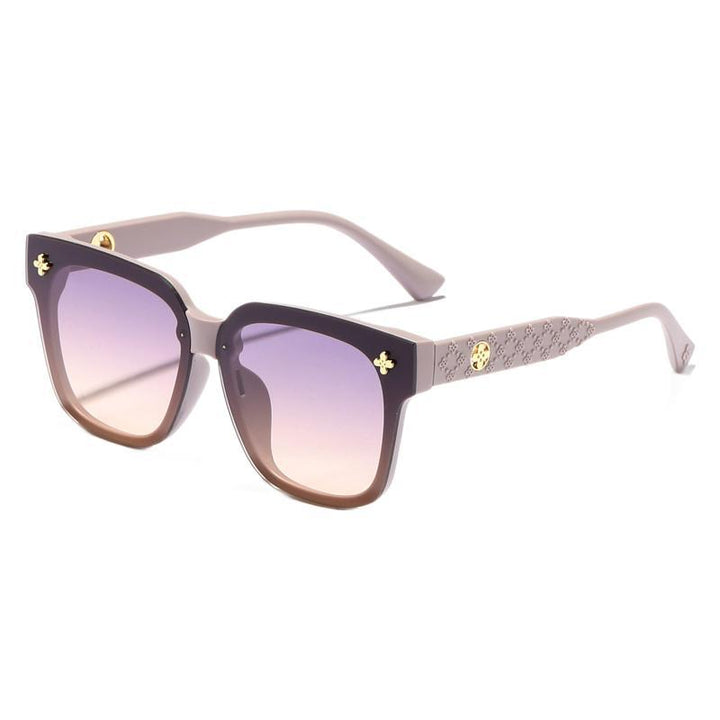 Women's fashionable sunglasses with extravagant frame and polarized lenses Bowlift