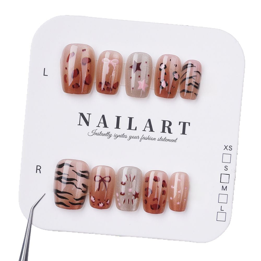 Artistic Natural Press-On Nails Bowlift