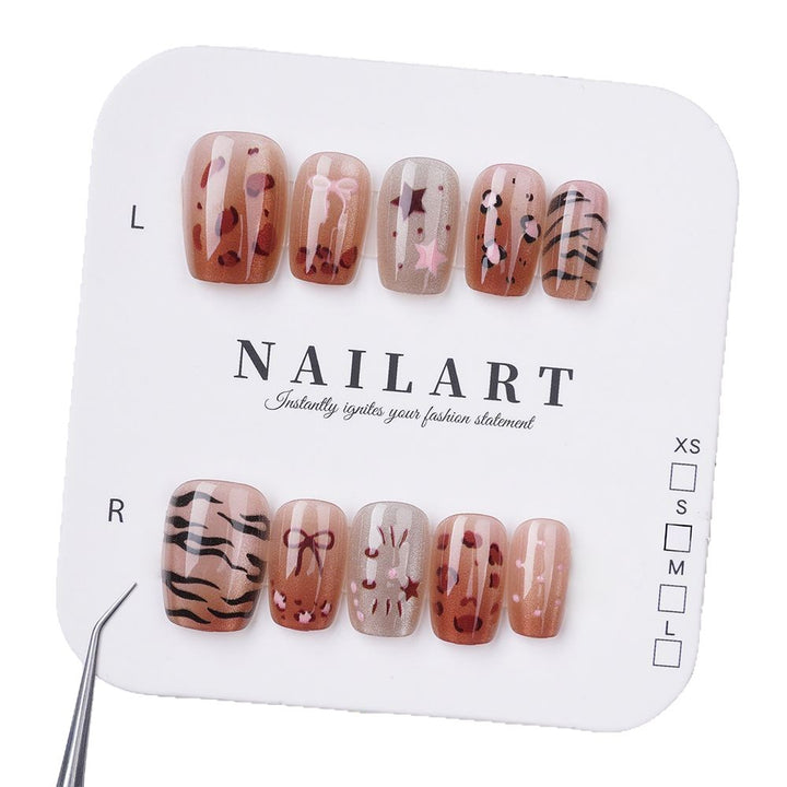 Artistic Natural Press-On Nails Bowlift
