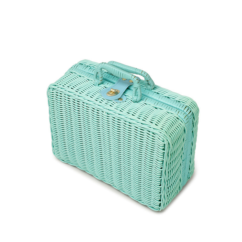 Chic Woven Storage Handbag Bowlift