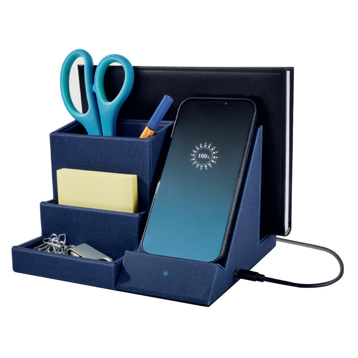 Multifunctional desk organizer with USB charging port Bowlift