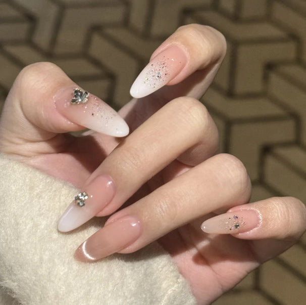 Decorative Floral Press-On Nail Art Bowlift