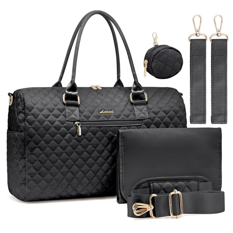 Quilted Multi-Functional Weekend Duffel Bowlift