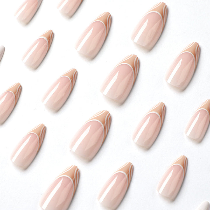 Elegant Nail Extensions with Creative Design Bowlift