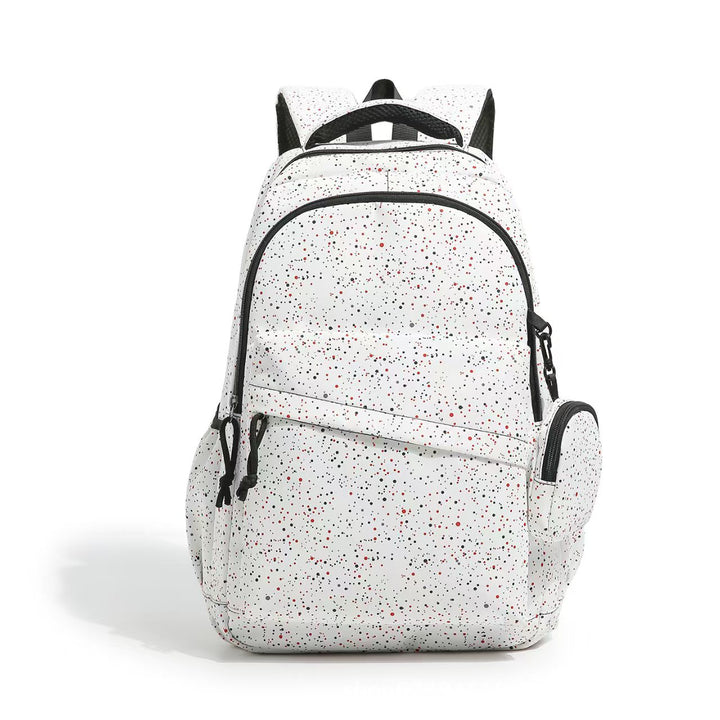 Everyday backpack with ergonomic compartment arrangement and creative motif details Bowlift