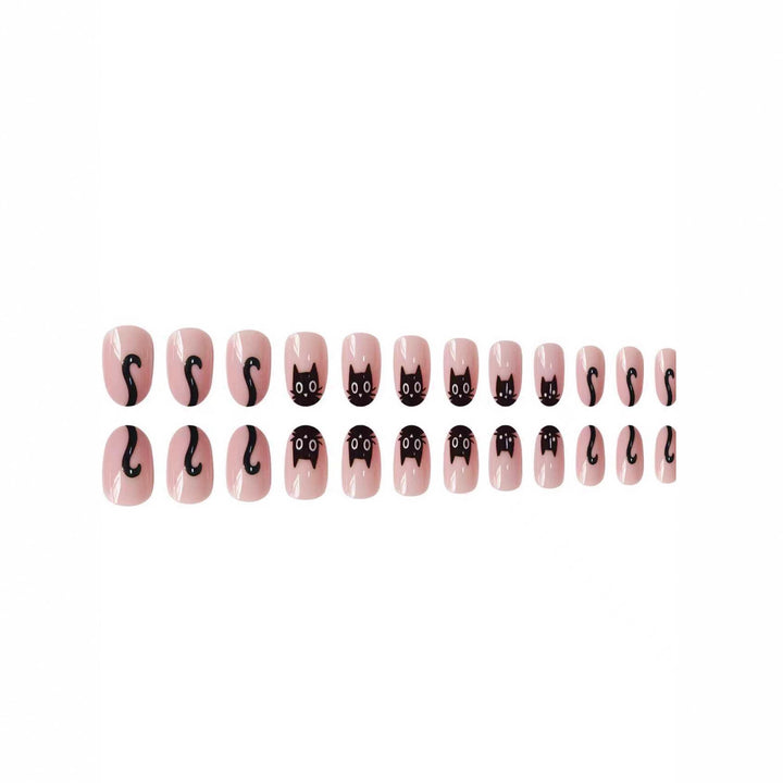 Cat-Themed Nail Art Extensions Bowlift