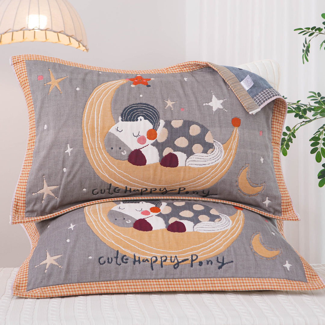 Women's pillowcase with cute horse motif Bowlift