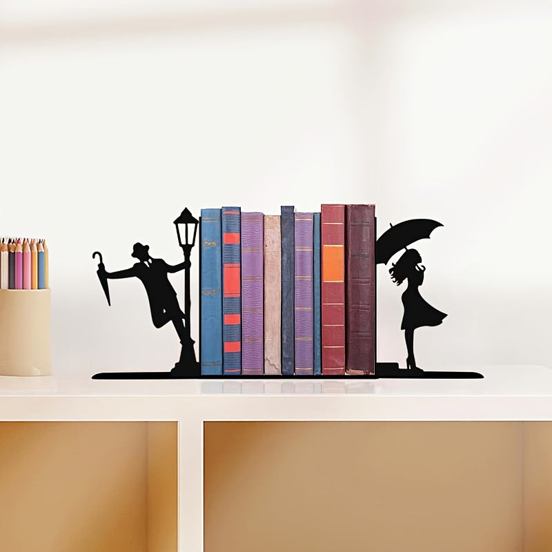 Artistic Metal Bookends
